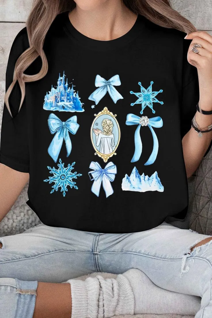 ASTANFY Oversized Women Princess Shirts: Magic Kingdom Graphic Tee Summer Vacation Outfits