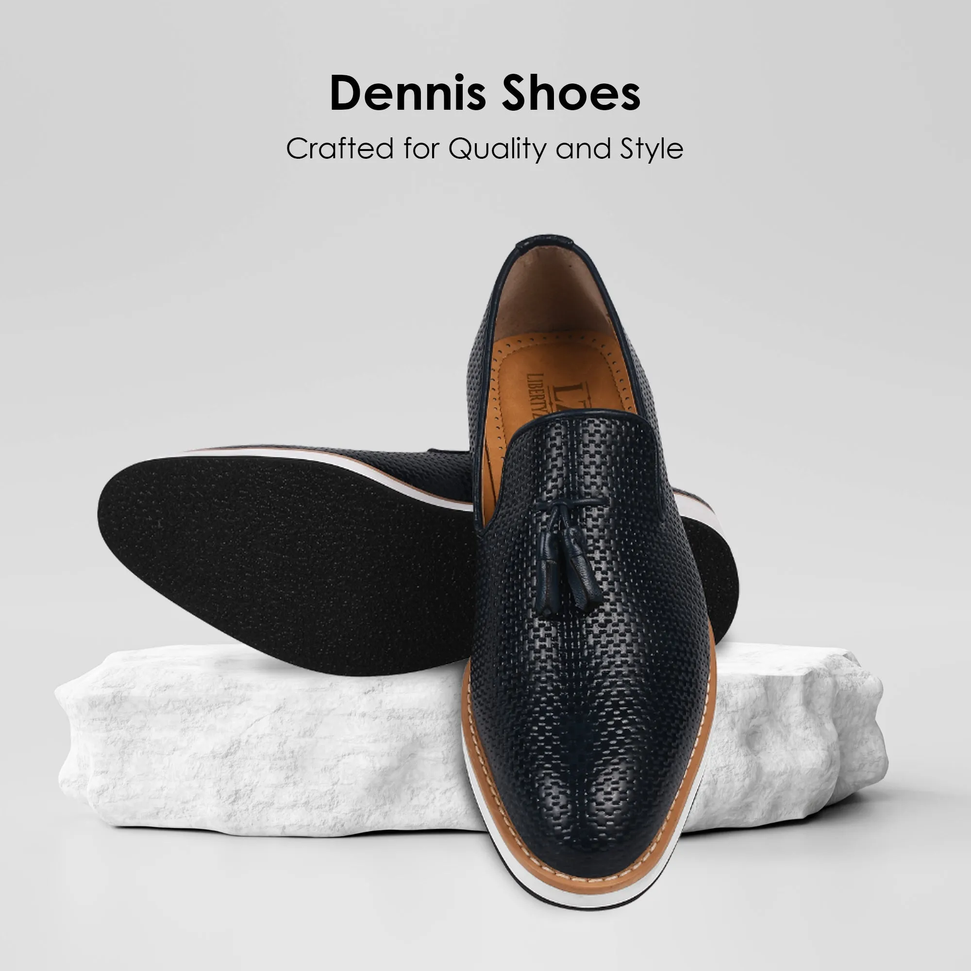Denis Mens knitted Upper Eva Sole Tassel Loafers