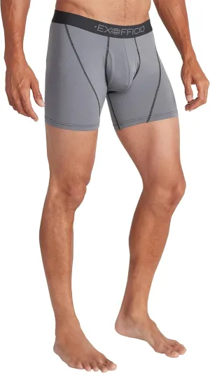 ExOfficio Men's Give-N-Go Sport 2.0 Boxer Brief 6 " Travel Underwear for Men, Breathable and Durable, Easy Clean