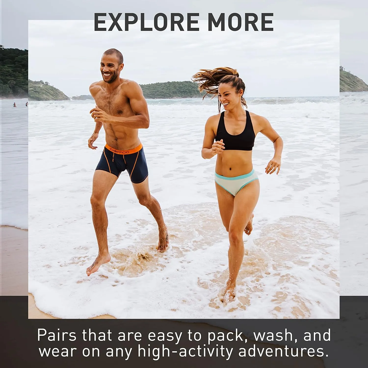 ExOfficio Men's Give-N-Go Sport 2.0 Boxer Brief 6 " Travel Underwear for Men, Breathable and Durable, Easy Clean