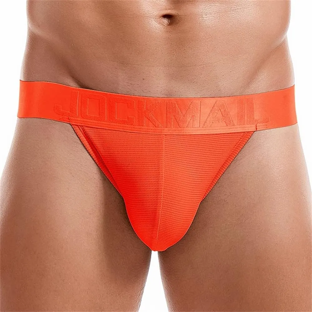 JOCKMAIL Mens Jockstrap Underwear Jock Straps Male Athletic Supporters for Men