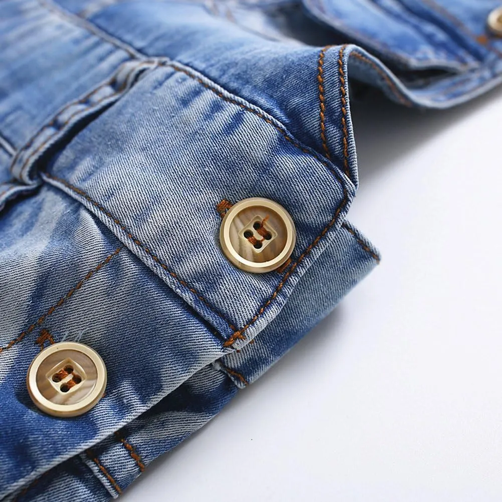 KIDSCOOL SPACE Baby Girl Boy Jean Overalls,Toddler Summer Denim Shortall