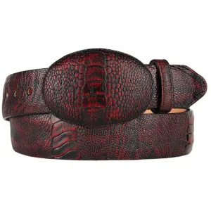 Men's Los altos Ostrich Leg Cowboy Belt C11U0518