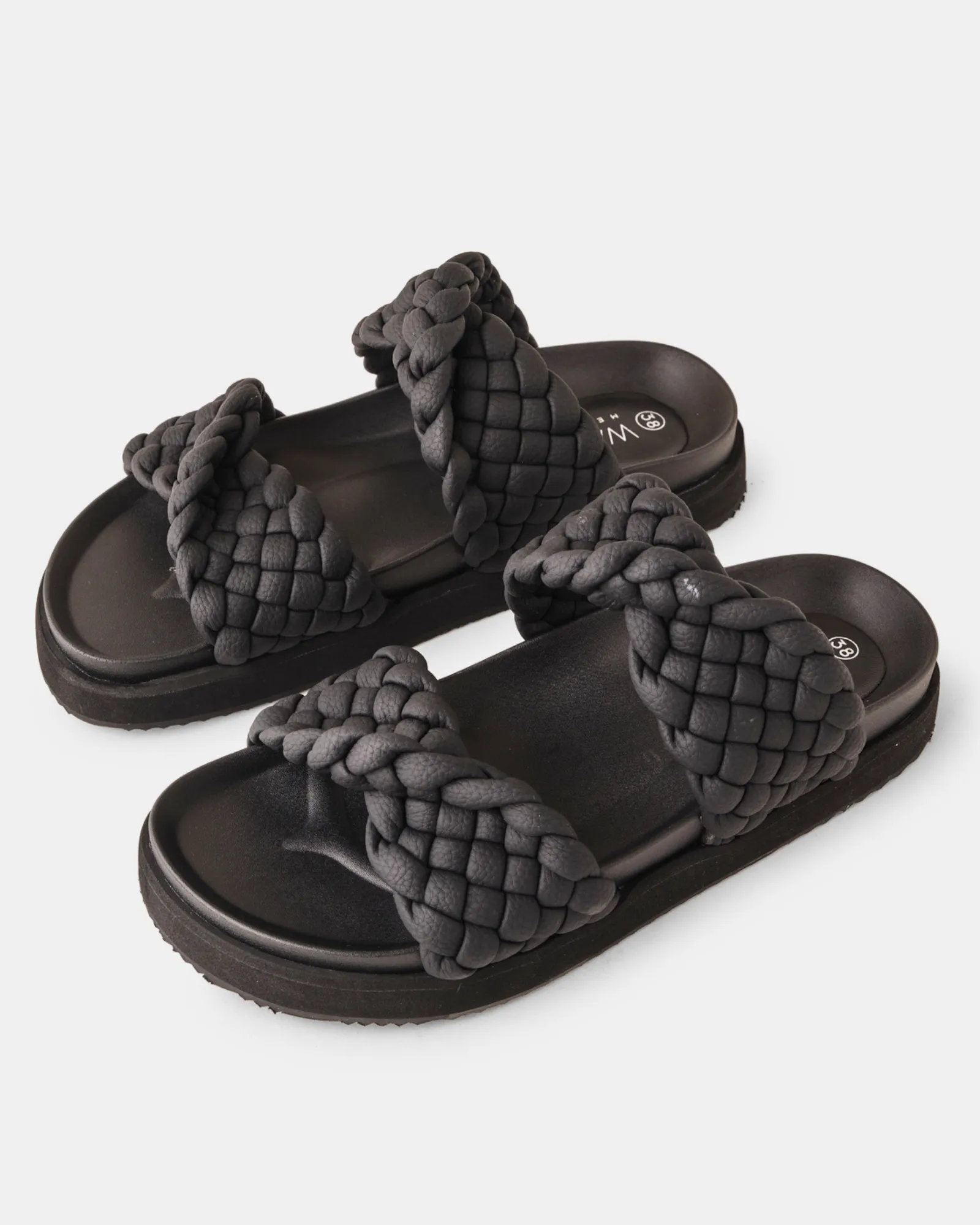 Mim Slide - Black Pebble