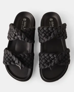 Mim Slide - Black Pebble