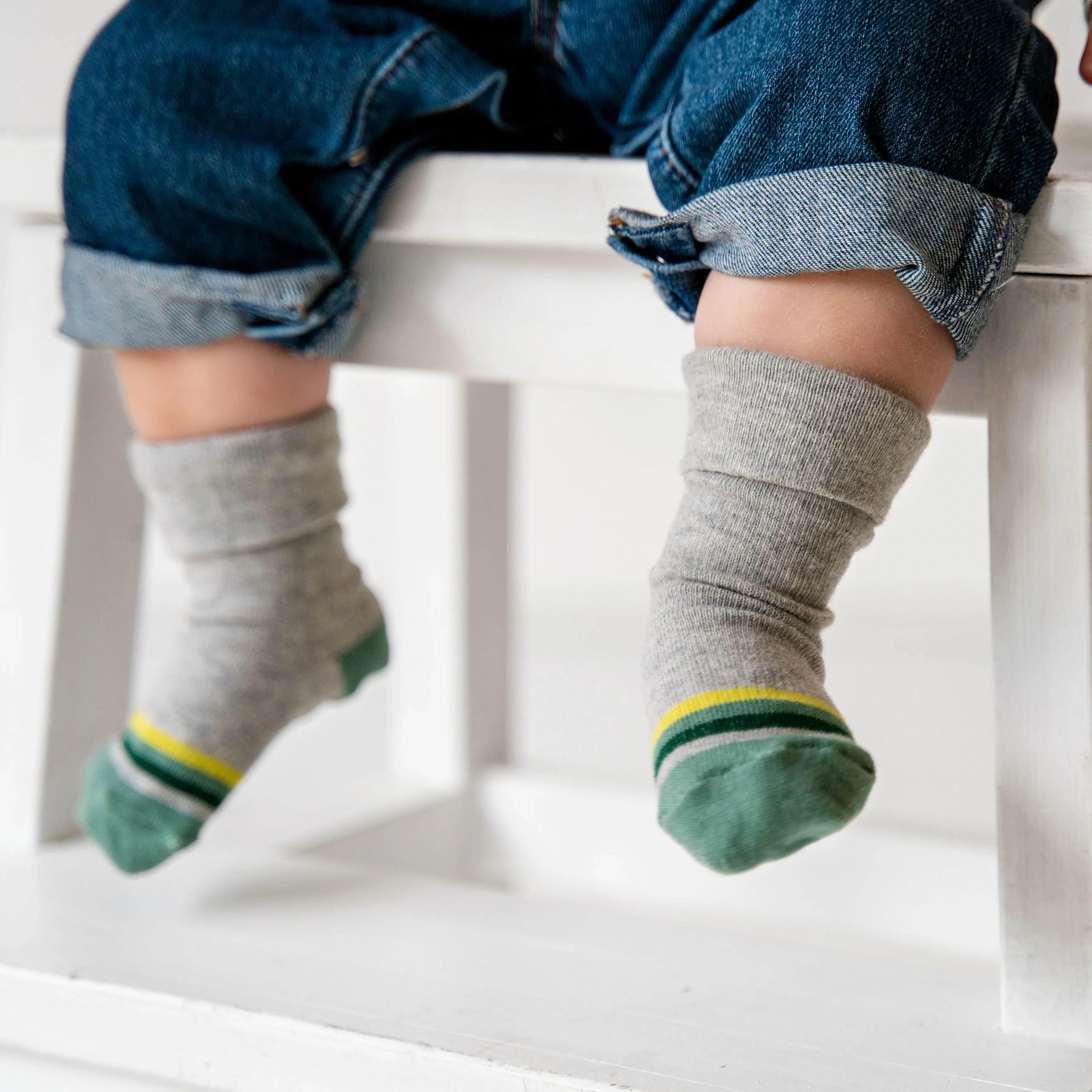 Non-Slip Stay-on Baby   Toddler Socks in Benedict