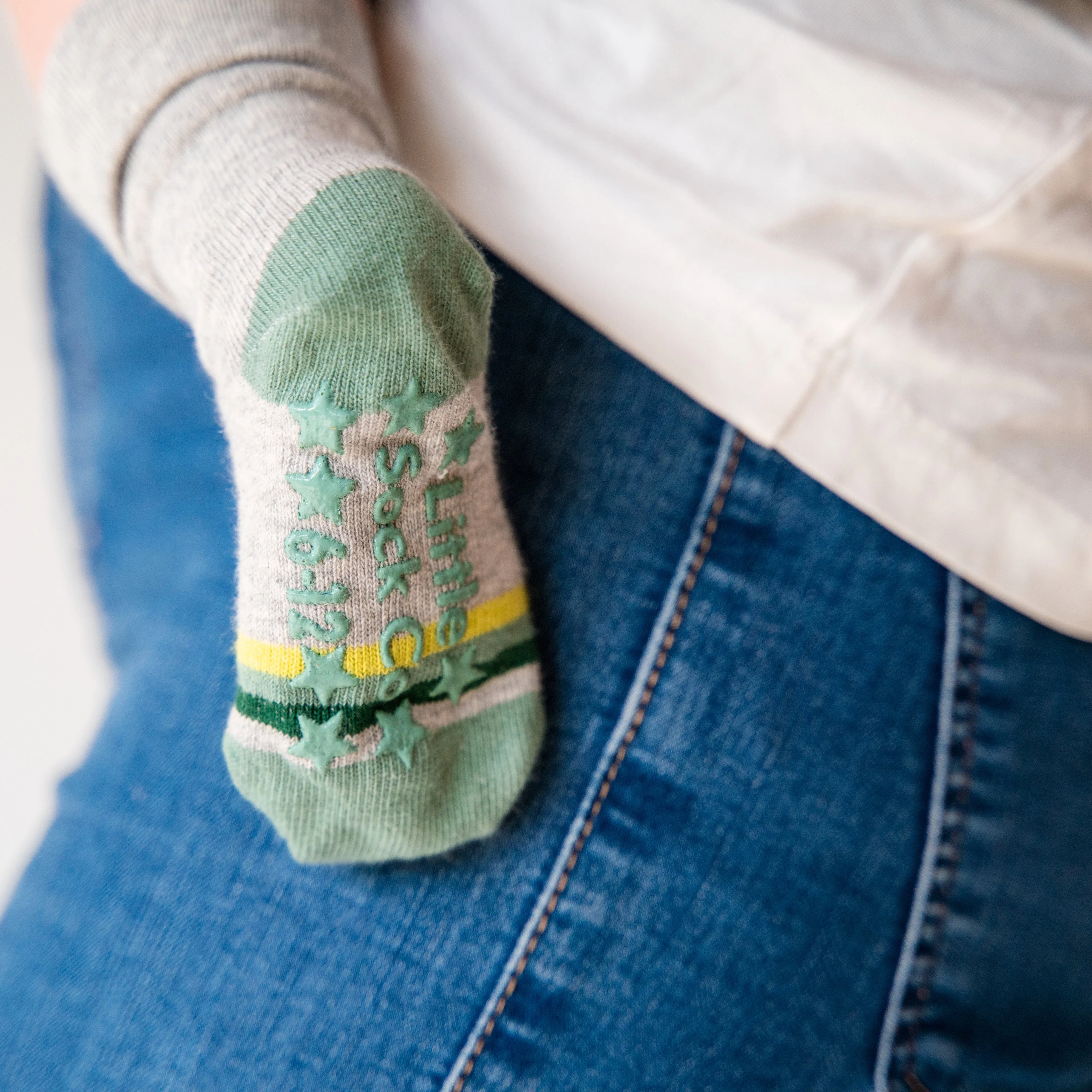 Non-Slip Stay-on Baby   Toddler Socks in Benedict