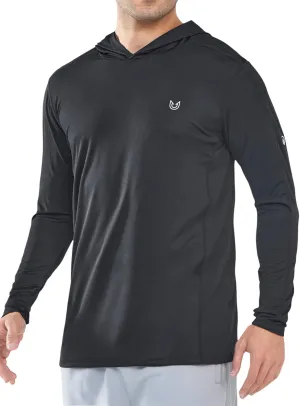 NORTHYARD Men's Sun Protection Hoodie Shirts Long Sleeve UPF 50  Rash Guard Swim Fishing Lightweight SPF UV Shirt with Hood