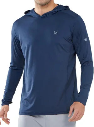 NORTHYARD Men's Sun Protection Hoodie Shirts Long Sleeve UPF 50  Rash Guard Swim Fishing Lightweight SPF UV Shirt with Hood