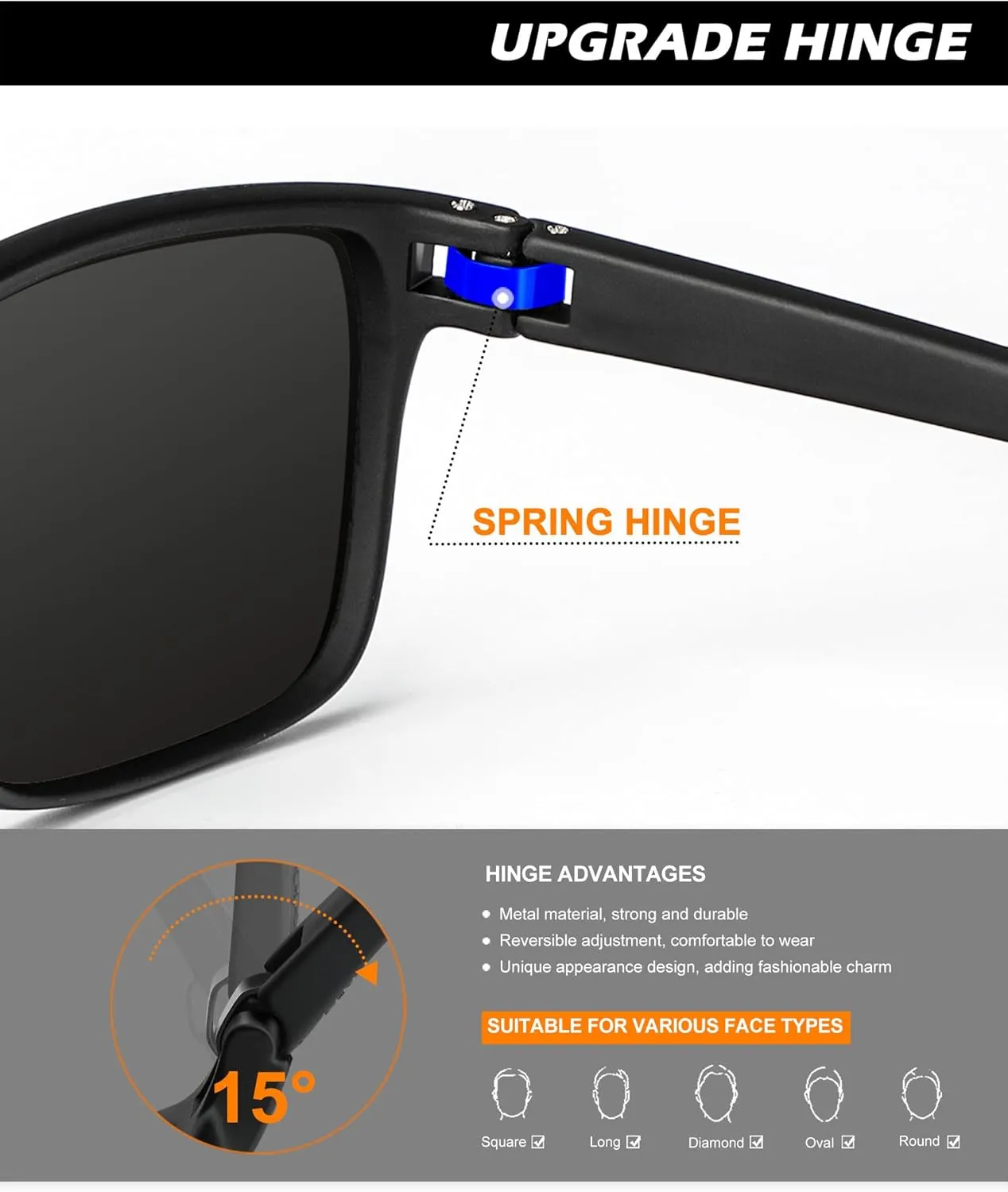 NSSIW Mens-Sunglasses Polarized Sunglasses Men : Classic Sun Glasses with UV Protection for Driving Fishing Golf 4 Packs