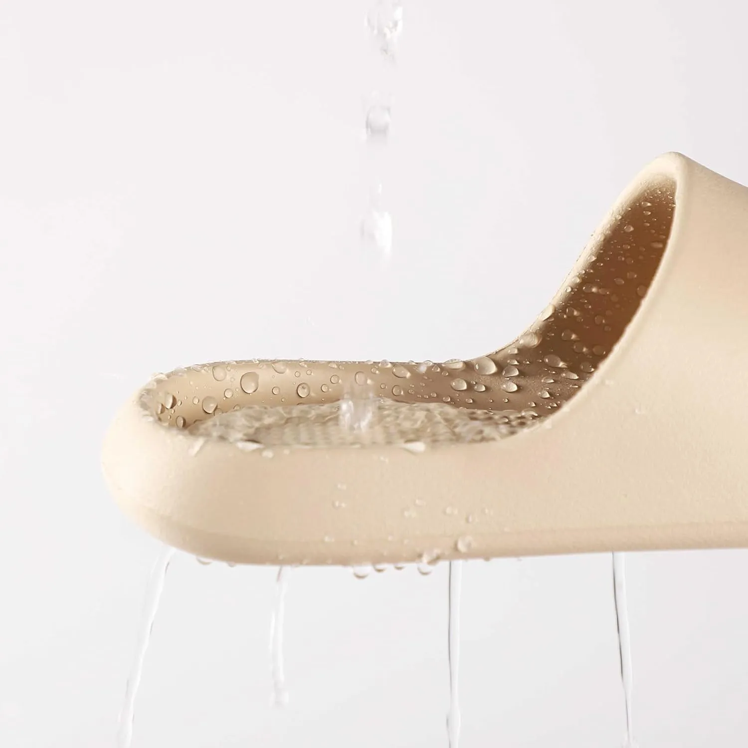 Shower Shoes for Women and Men Massage Slide Sandals Soft Cushioned Anti-Slip Pool Slides Comfort Quick Drying with Drain Holes Bathroom Slippers
