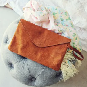 Vintage 70's Suede Clutch