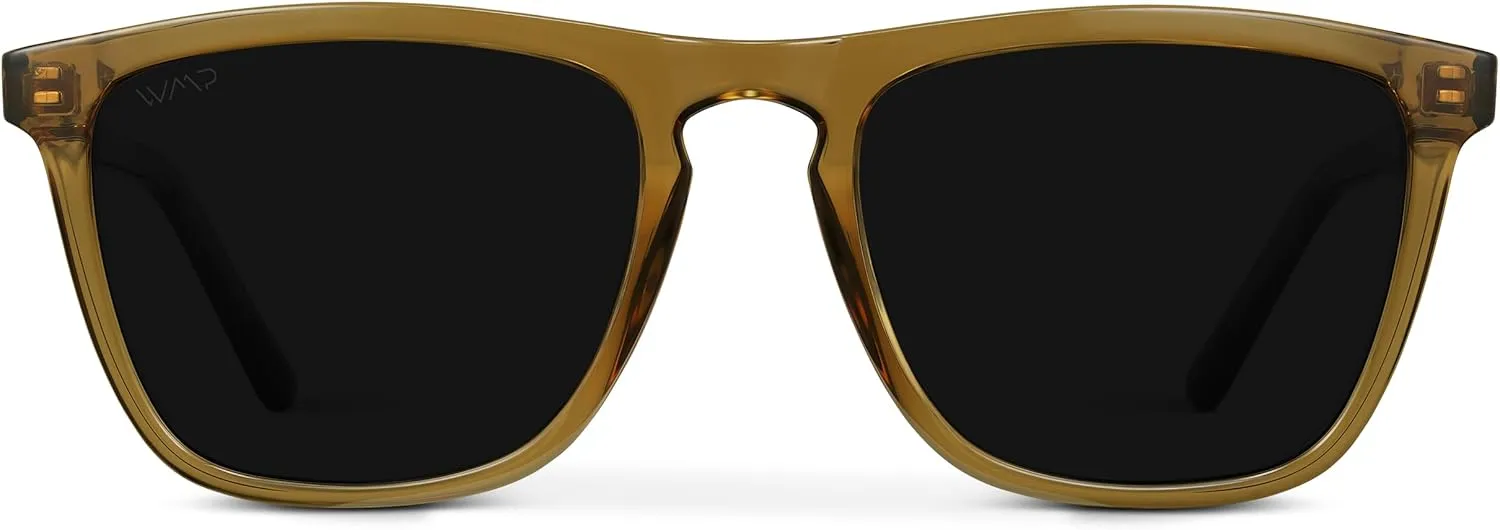 WearMe Pro - Polarized Lens Square Modern Sunglasses for Men